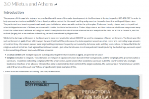 Screencapture of lesson introduction
